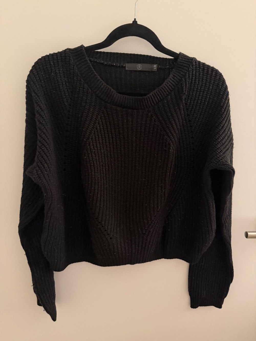 Black Knit Sweater Size S